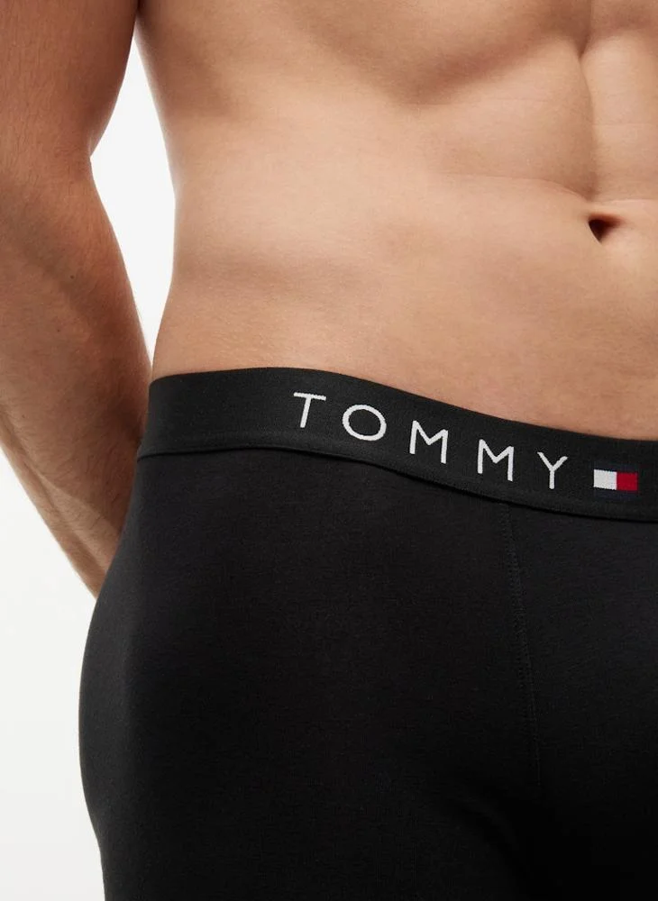 Tommy Hilfiger Black / Black / Black 3-Pack TH Original Logo Boxer Briefs for Men | Best Price UAE